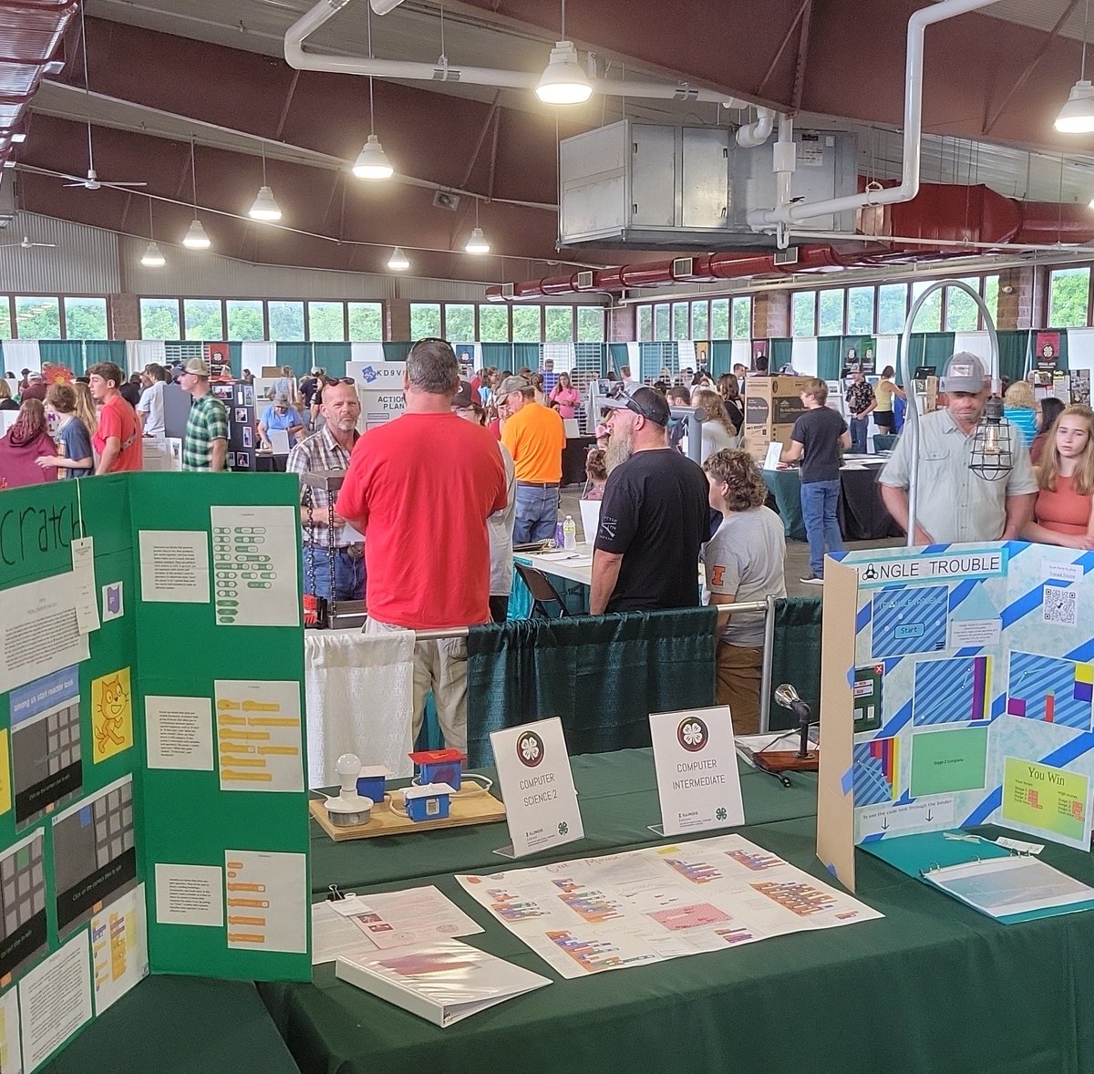 Day 2 of judging for <a href="/Illinois4H/">Illinois 4-H</a> @ Illinois State Fair. The future is bright for 4-H members!