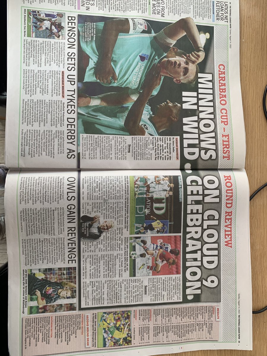 SadlerJames_'s tweet photo. Delighted to have completed a weeks work experience at @NonLeaguePaper and @TheLeaguePaper culminating in multiple pieces making their way into this weeks’ editions! https://t.co/oMLco2qKpW