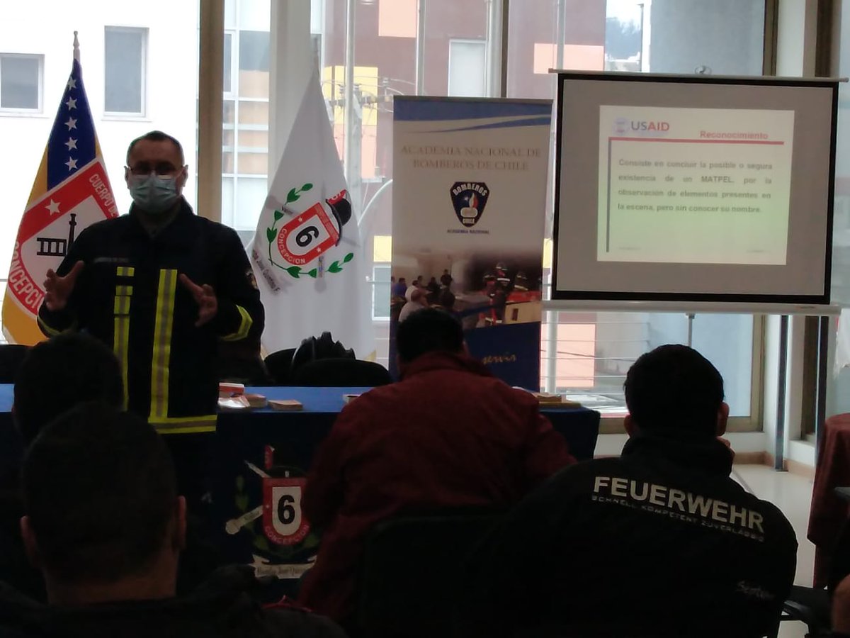 Desde el día viernes Bomberos de Concepción se encuentran en el curso CPRIMAP, hoy domingo entran en la recta final dónde se les evaluará lo aprendido, mucho éxito a todos ellos. Saber para Servir <a href="/ANB_Chile/">Academia Nacional</a> <a href="/BomberosdeChile/">Bomberos de Chile</a>