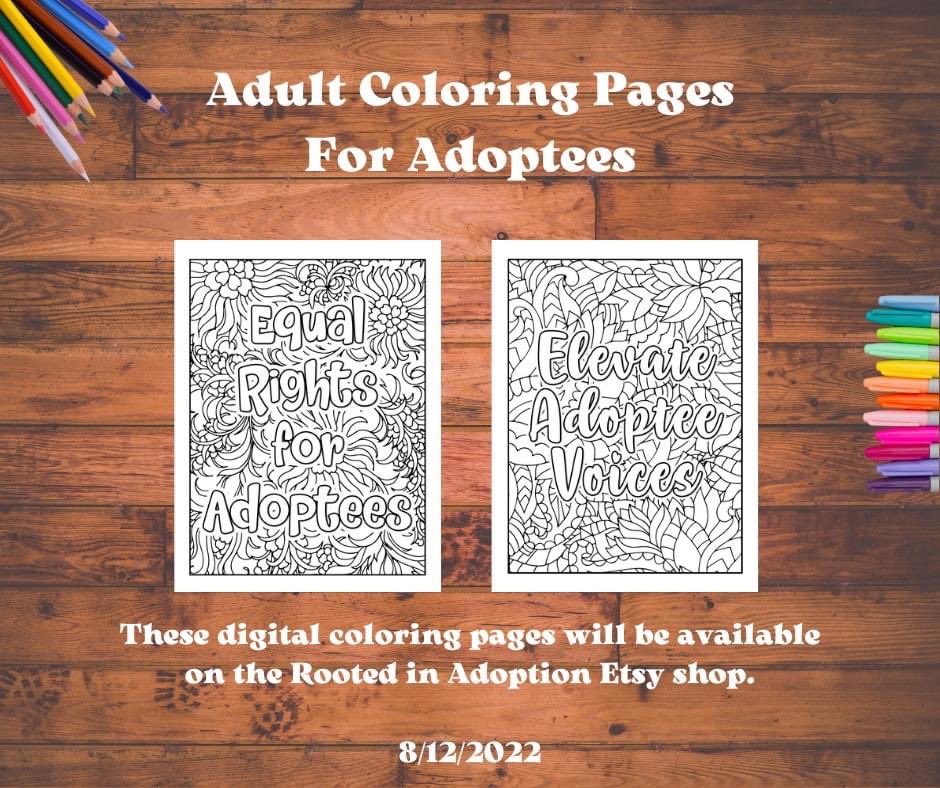 Coloring pages are now available on the Rooted in Adoption Etsy page to purchase for download.  Support our efforts in continuing to spread education and awareness about adoption. 

Please share!

etsy.com/listing/127066…