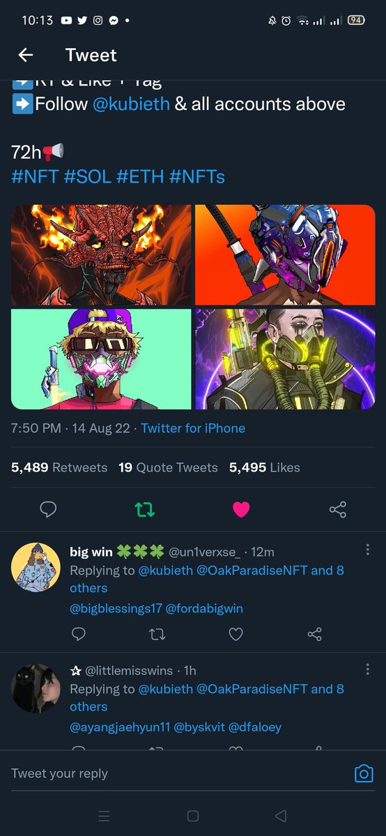 getbigwin_'s tweet photo. @taegiveaway @kubieth Done https://t.co/fcXewgTUOv