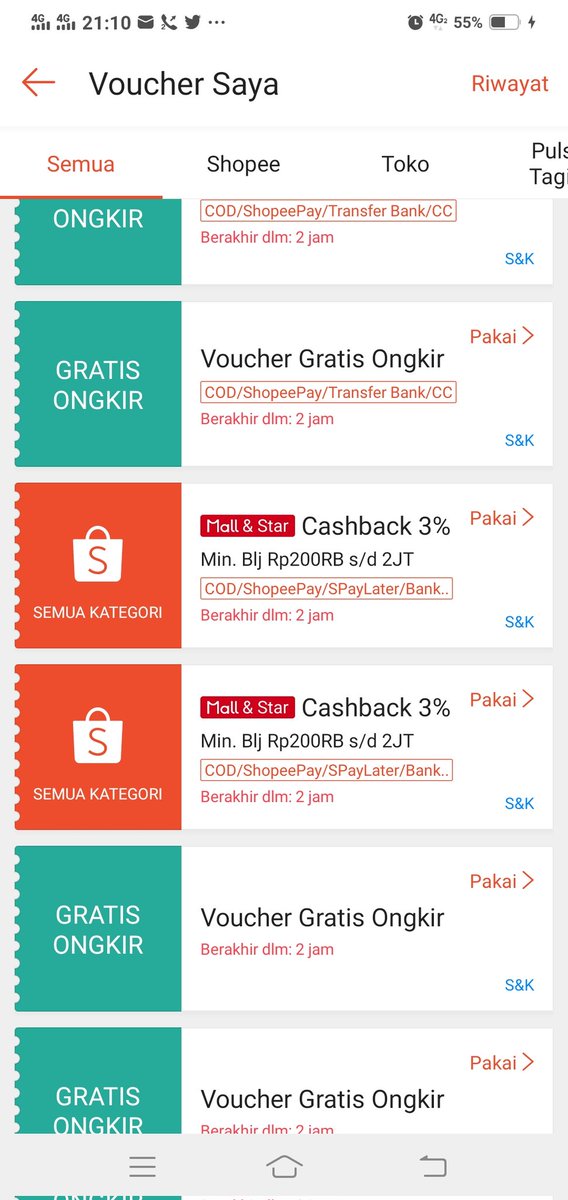 sukseez's tweet photo. wts jual sisa 6 lagi ya voucher gratis free ongkir shopee. kalo minat langsung dm @daintyse ya, boleh cek dulu kok 🥰

#zonauang #zonajajan https://t.co/sWF5XcfZfq