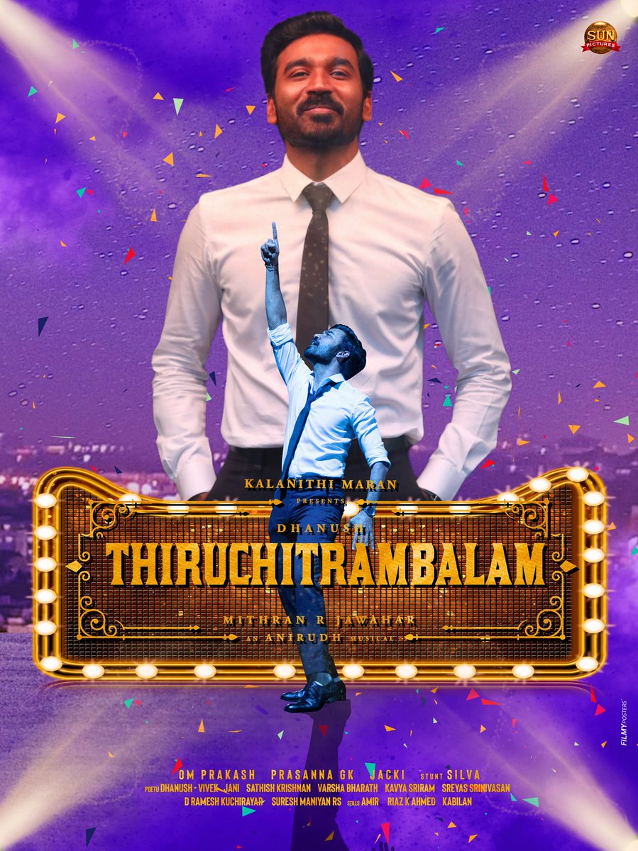 AlwaysAkhilK's tweet photo. Here's Poster Design Of #Thiruchitrambalam โค๏ธโจ.!!
Design: @FilmyPosters
@dhanushkraja @sunpictures @anirudhofficial @MithranRJawahar #ThiruchitrabalamOnAug18th #FilmyPosters https://t.co/aKeACvFdLF