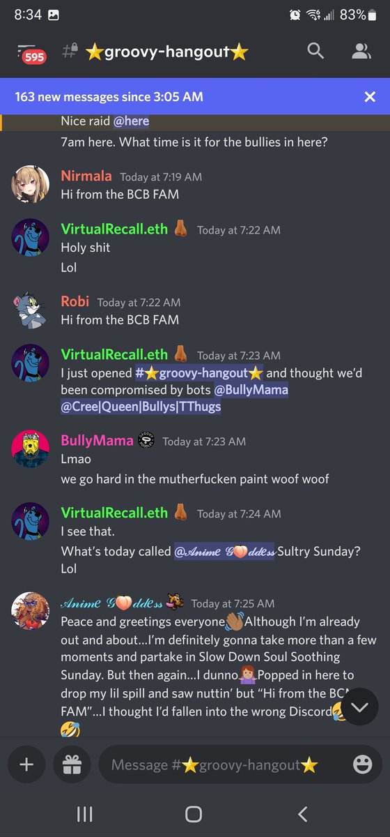 D0NT_TRlP's tweet photo. Super DOOPER s/o to the @BLOCKCHAINBNFT gang for coming through in the middle of the night! That was sick to wake up to! Thanks for the raid !!! Stay tuned for more to come from the #GroovyLabs and the #BCB gang ! https://t.co/f5kOEVMow9