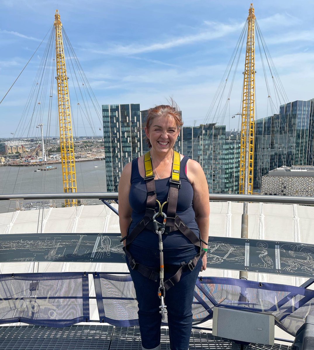hifilounge's tweet photo. Well that was fun, been to loads of gigs at the O2 so cool to actually walk over it, luckily easier than I thought it would be, even in 34 degree heat, highly recommended ๐#uptheo2 #whataview #londonview #london https://t.co/kzULgFl9do