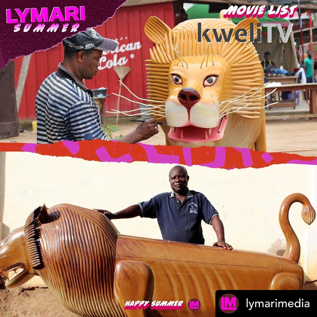 kweliTV's tweet photo. #RP • @lymarimedia // Paa Joe is an artist and pioneer of fantasy coffin craft. He makes beautiful creations that are often seen by only a handful of people before being buried forever. Stream Paa Joe &amp; The Lion on kweliTV. https://t.co/AYr46gCBFi