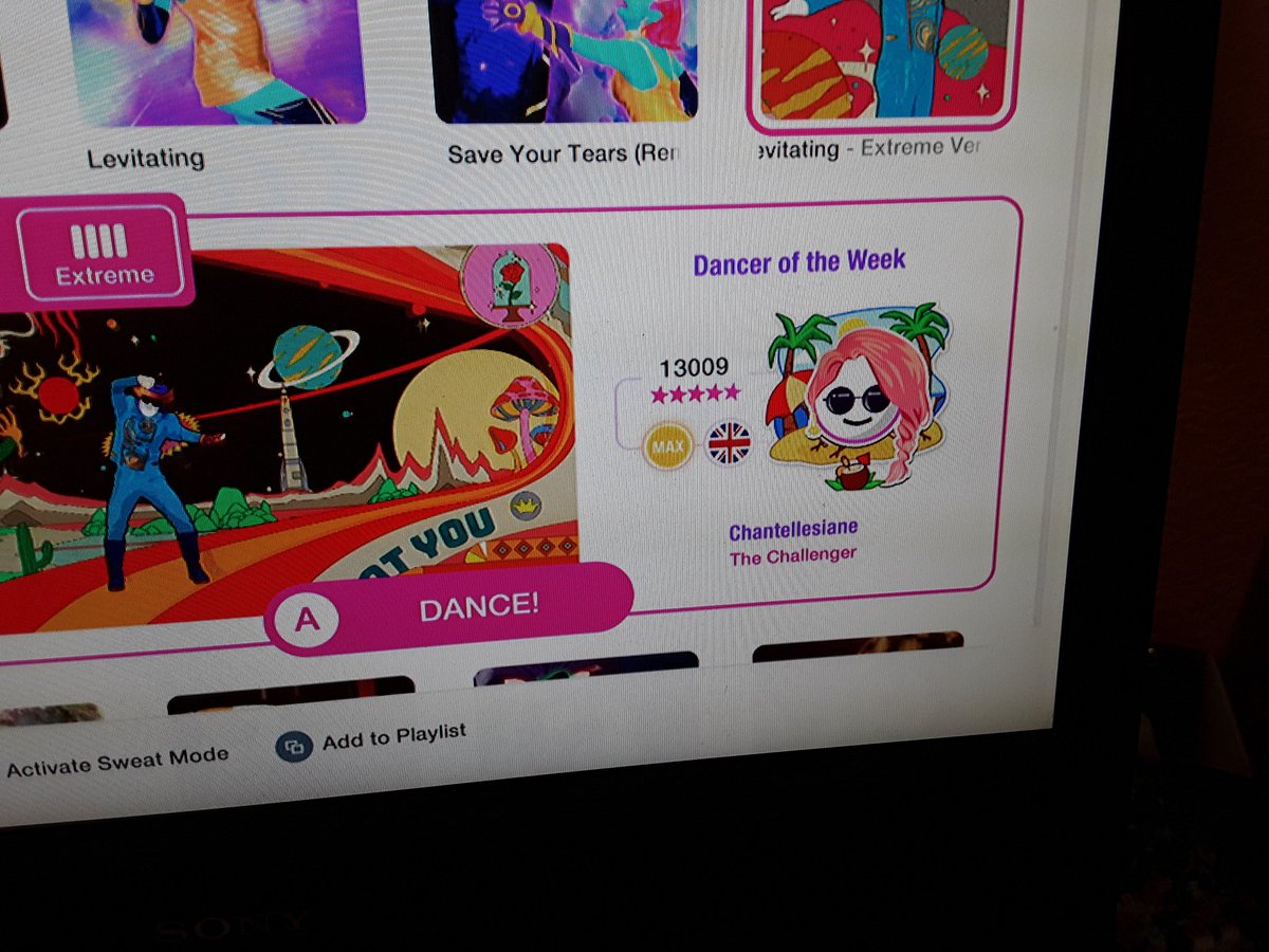 mcflyalwaysrule's tweet photo. I Got 13k And Dancer Of The Week On Levitating Extreme On Just Dance 2022 Using The Xbox One Kinect I'm So Proud Of Myself. #justdance2022 #13k #danceroftheweek #levitatingextreme #extreme https://t.co/StHL5zDSaj