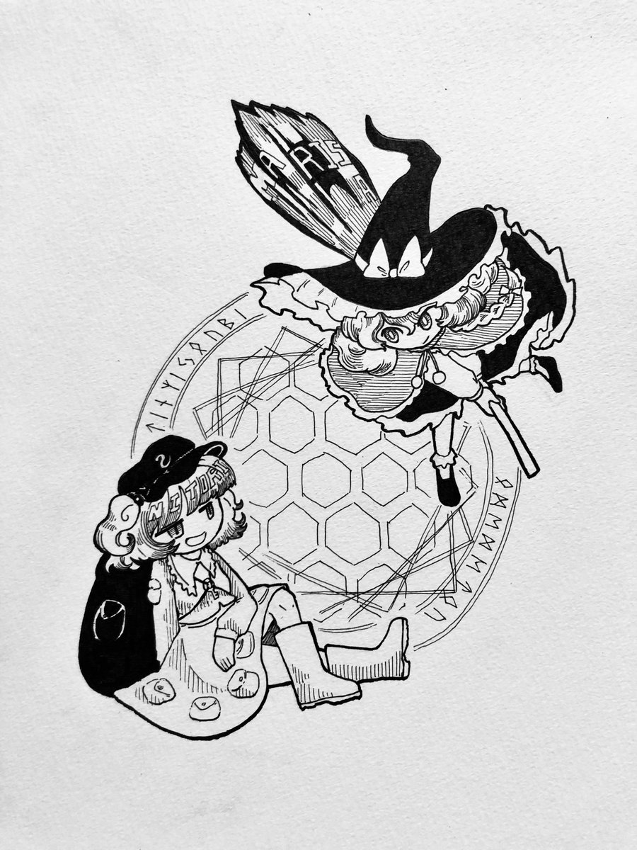 魔理沙さんとにとりさん