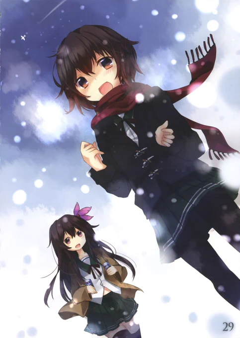 艦これ書き下ろし収集中。睦月、如月、その1。提督の冬休み 