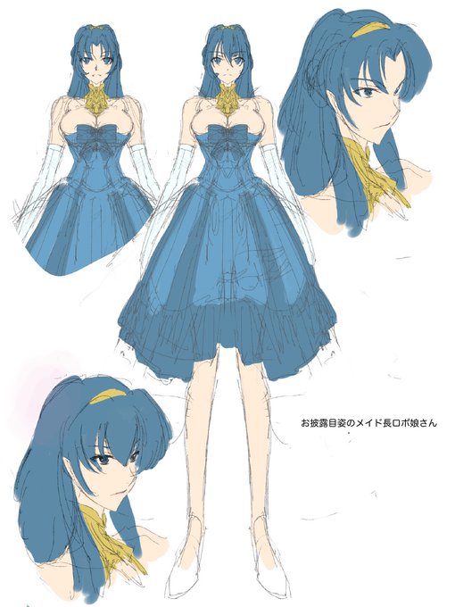 リクエストの合間に描いていたアイデアスケッチを纏めてみました。
一枚目はメイド長ロボ娘さんのお披露目姿案
二枚目はお披露目姿のフリをした武装コテコテ案
三枚目は松戸さんロボ娘の多分没になる案です。 