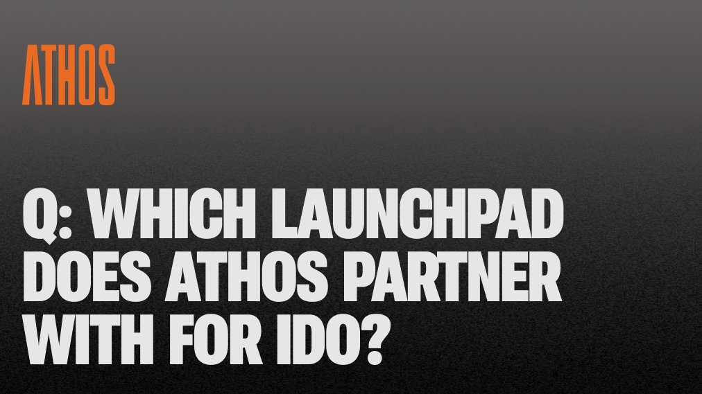 Athos_Finance's tweet image. IDO Trivia Question 9/10:

Which launchpad does Athos partner with for IDO❓

50 $ATH each for 2 winners:
1⃣Follow us
2⃣Like &amp;amp; quote tweet correct answer
3⃣Tag 3 friends

Details: medium.com/athos-finance/…

#AthosFinance #Moonbeam #Polkadot #DeFi #token  #Giveaway #Giveaways