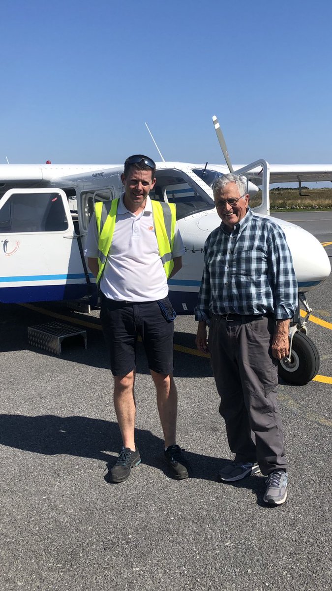 aerarannislands's tweet photo. It was our pleasure to fly Harrison Schmitt to Inis Mór yesterday. He walked on the moon in 1972 and in 2022 he walked around Inis Mór. Obviously he enjoyed Inis Mór more. https://t.co/rSaoNxSJcq