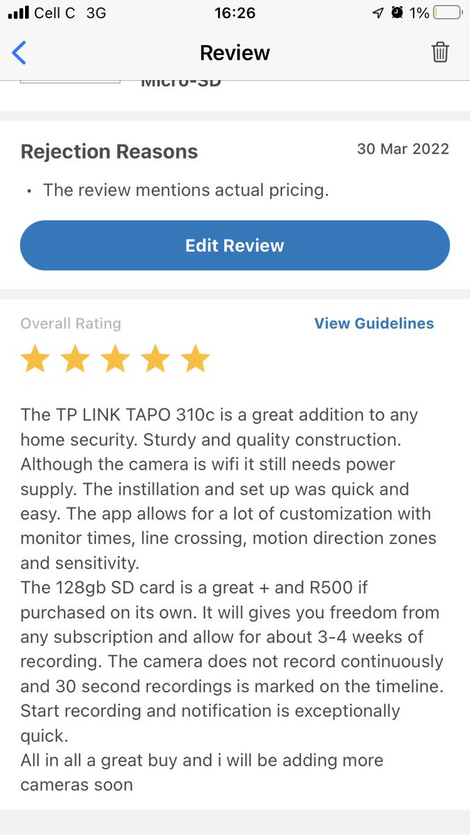 AJVS38's tweet photo. @TAKEALOT No i don’t mention this products price but the “free” SD card if bought on its own. https://t.co/mTOeXmtltB
