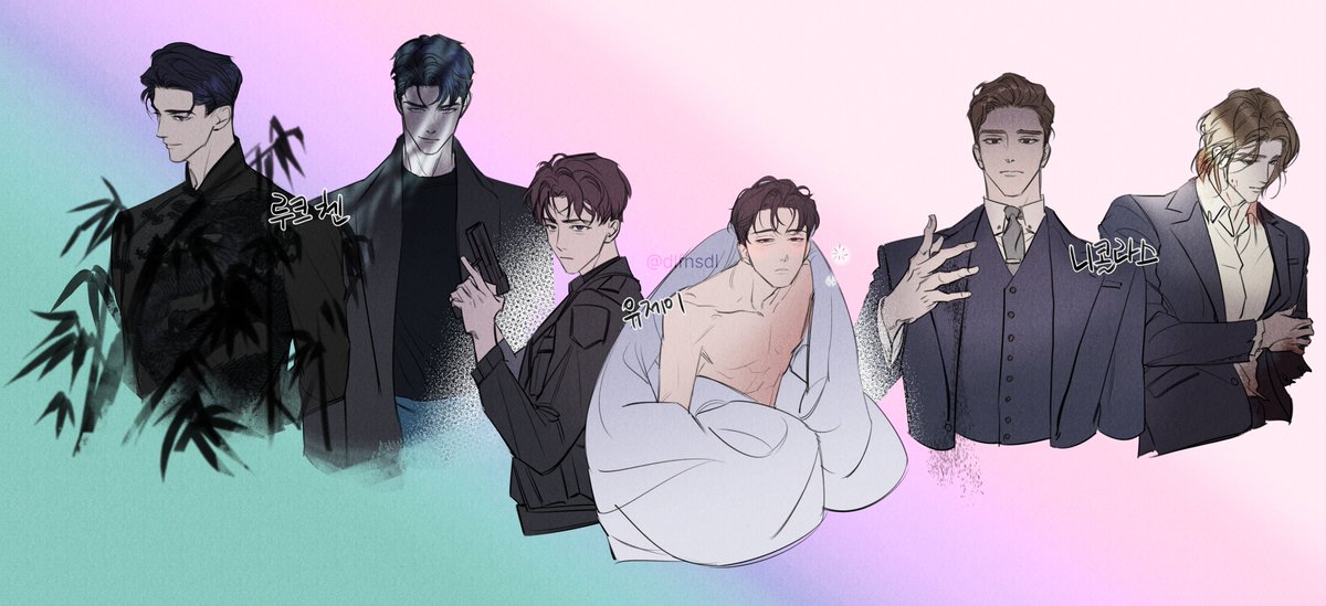 정말 아무것도 모루는 자의 루크첸 유제이 니콜라스 상상도,,, ㅋㅋㅋㅋㅋ 책에서 묘사된 부분+저의 늒김입니다.. 제이가 좀더 처연하고 나이가 들어보였으면 좋겟는데,,,, 아침에 부은 얼굴로 잡아잡숴달라는 것 같은 묘사에 빠져버려서 그만...