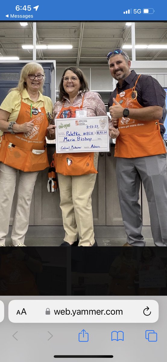 SO PROUD of our BRAND NEW Kitchen Designer Maria!  Her cabinet makeover lead sold for $18,000!  She is off and running!