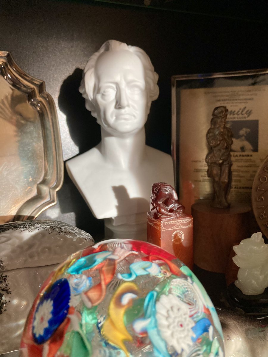 GrantHayter's tweet photo. #JWGoethe sees the morning light in our vitrine 📚 https://t.co/6gyHy7l0zx