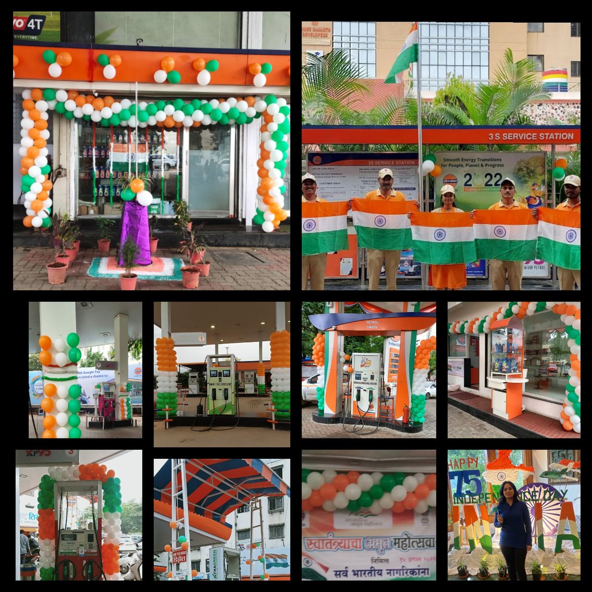 <a href="/IndianOilcl/">Indian Oil Corp Ltd</a> #Pune Division is eager to celebrate #75thIndependenceDay #AzadiKaAmritMahotsov in full #style with #humility

#Thankful to our #Warriors who have #sacrificed their #lives for our #freeDOM

<a href="/AkhauriEd/">Amitabh Akhauri, ED(Retail Sales - S&W), IndianOil</a>
<a href="/VigyanKumar/">Vigyan Kumar</a>
<a href="/DirMktg_iocl/">Director (Marketing), IndianOil</a>
<a href="/ChairmanIOCL/">ChairmanIOC</a>
<a href="/ED_MSO/">Executive Dir & State Head, MSO</a>
<a href="/IOC_Maharashtra/">IndianOil Maharashtra</a>