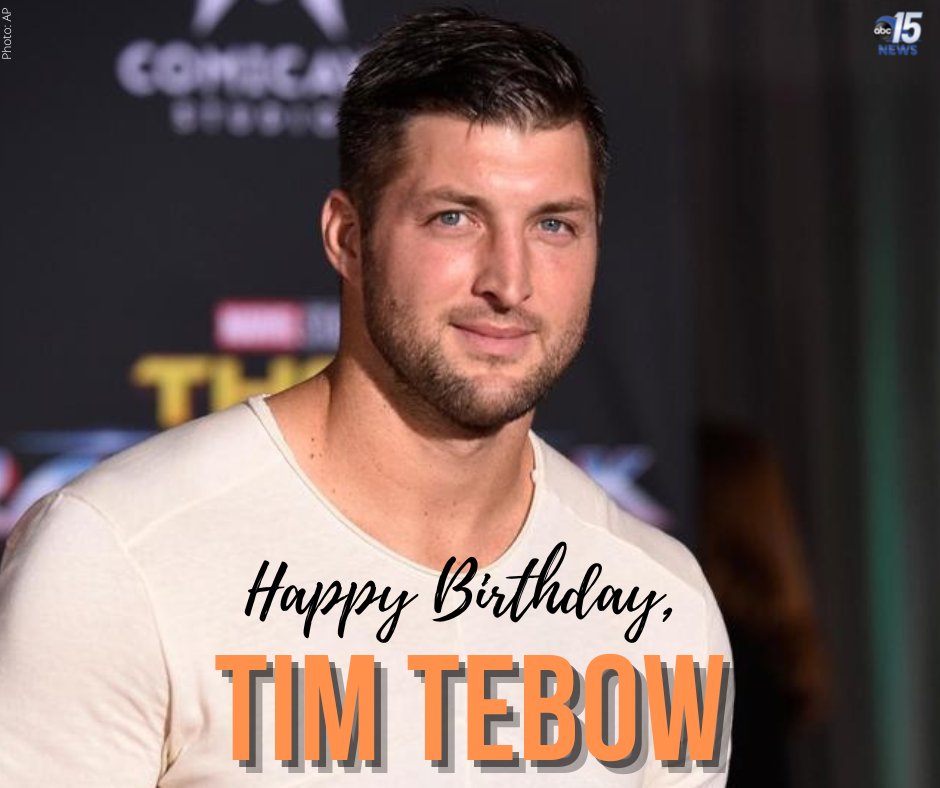 HAPPY BIRTHDAY, TIM TEBOW! The Heisman-winning quarterback turns 35 today! 

 
