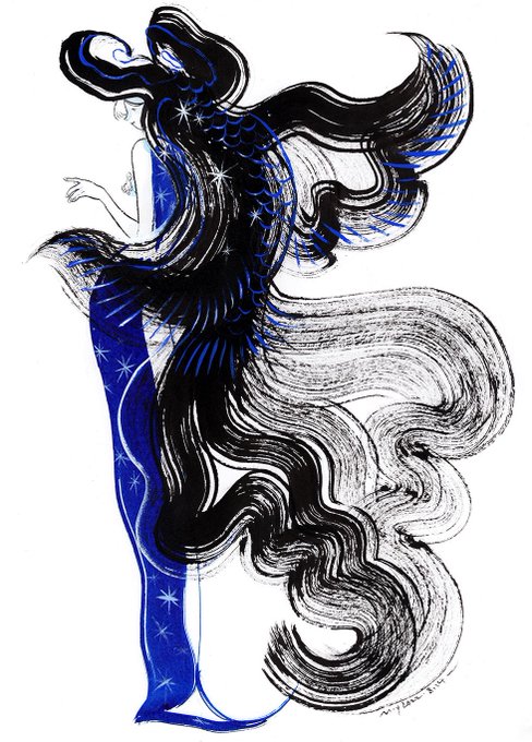 「absurdly long hair」 illustration images(Latest)｜21pages