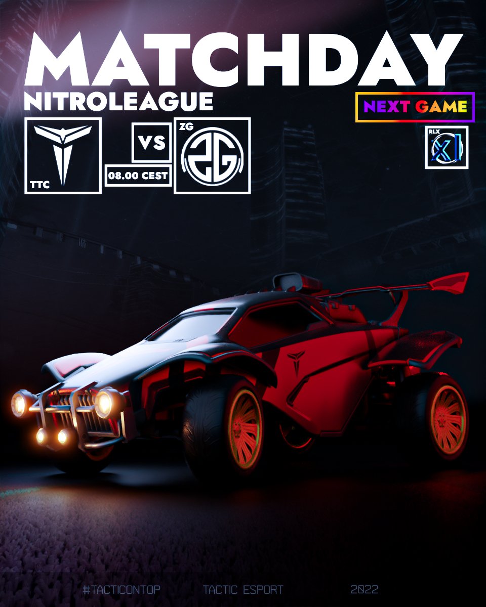 MATCHDAY 2! <a href="/NitroLeagueRL/">Nitro League Legacy</a> 

Today is our next Match vs <a href="/ZealoxGaming/">Zealox Gaming</a> 

Good luck today!⚡️