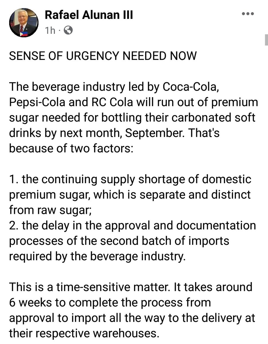 dumidyeypee's tweet photo. The sugar crisis is really serious 

Whole post: https://t.co/4ONS232xQl https://t.co/sIFidqp6UD