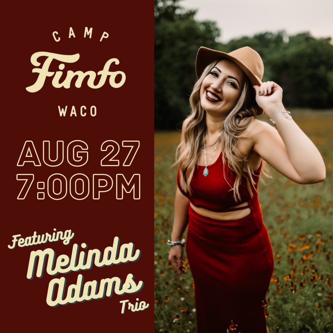 MelAdamsMusic's tweet photo. @CampFimfo @wacohappenings @WacoNow #livemusic #musician #femalemusician #music #passion #texas #country #soul #vox #singer #powervox #cheers #singersongwriter #songwriter #newmusic #originalmusic #originalsongs https://t.co/dHIutW5DpZ