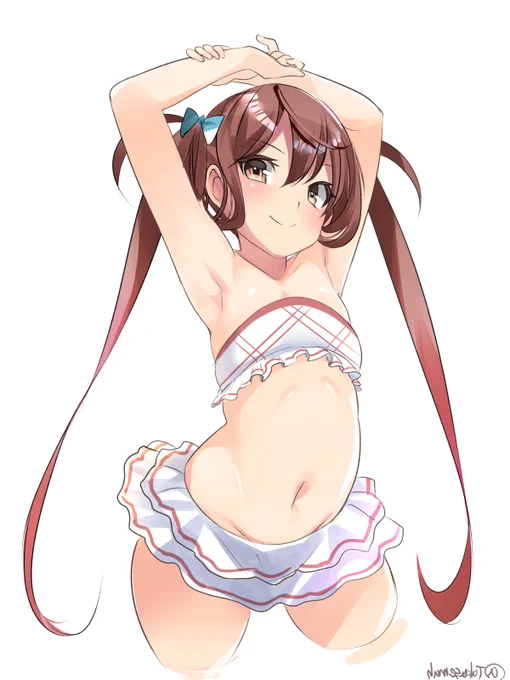 引っかかりのないちっぱいはハラハラするので見守りたい
#艦これ版深夜の真剣お絵描き60分一本勝負
#艦これ版真剣お絵描き60分一本勝負_20220814 