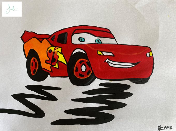 🖌️Painted for my nephew that loves cars the movie.
Totally made about Lightning McQueen.
D.M for details
🎨

#artist #artistsontwitter #artworks #art #movie #paint #drawing #photo #photography #photographers #loveyourself #DigitalArtist #selflove #carlovers #cartoon #mcqueenrhart