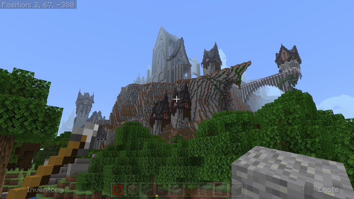anthchalmers's tweet photo. Getting there with this build #mojang #Minecraft https://t.co/jJoBUSUgmt