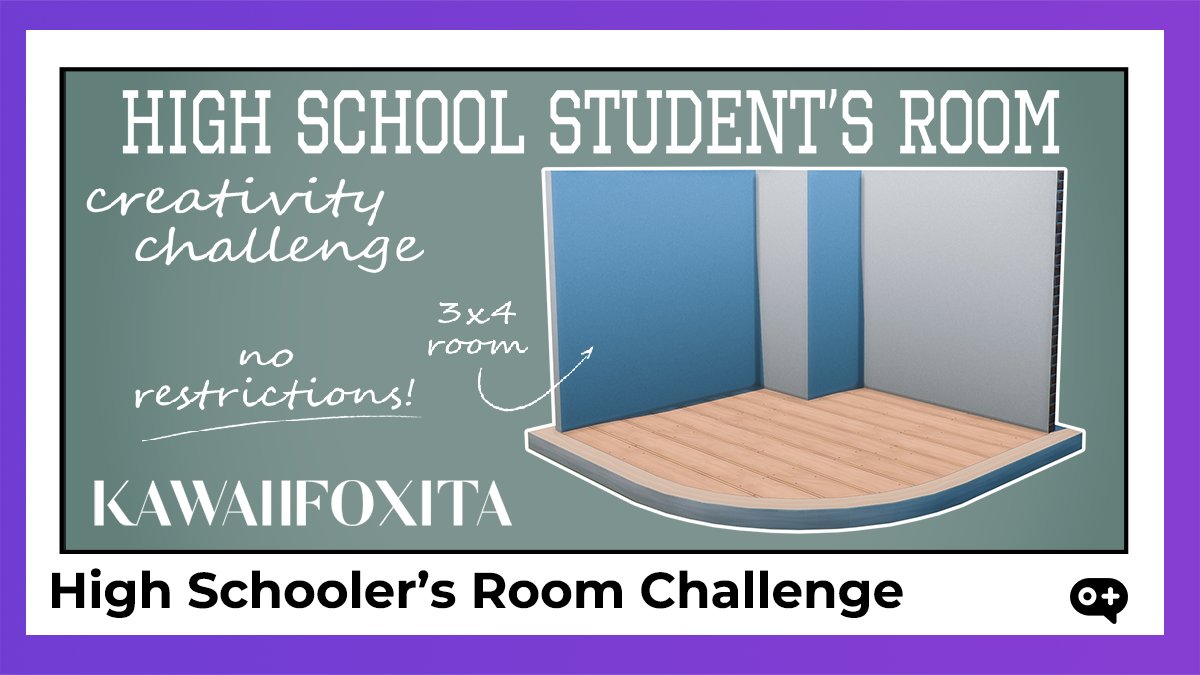 Staying out of the heat but getting bored? How about entering @KawaiiFoxita's High School Room Sims Build Challenge! 🏫 Cash prizes up for grabs too 🔥 Get involved 👉 bit.ly/3OVmMFX