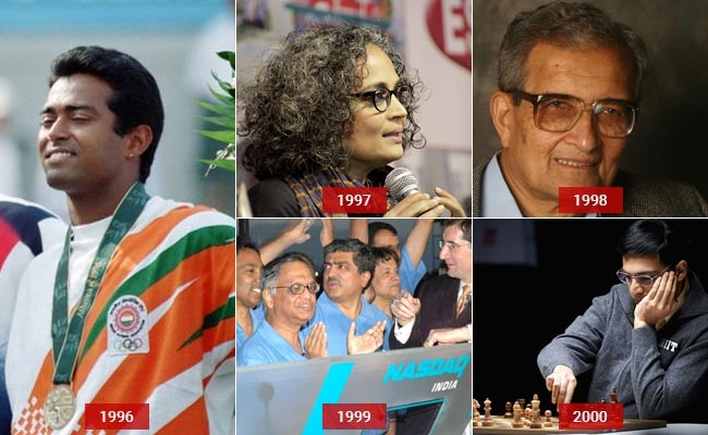Jorwal_'s tweet photo. 🇮🇳 1996- Leander Paes' bronze medal at the Atlanta Olympics, was India's 1st individual Olympic medal in 44 yrs
1997- Arundhati Roy won the Booker Prize for her novel set in small town India, the God of Small Things
1998- Economist Amartya Sen (6th Indian) won the Nobel 🇮🇳 https://t.co/VL35BjVj0y