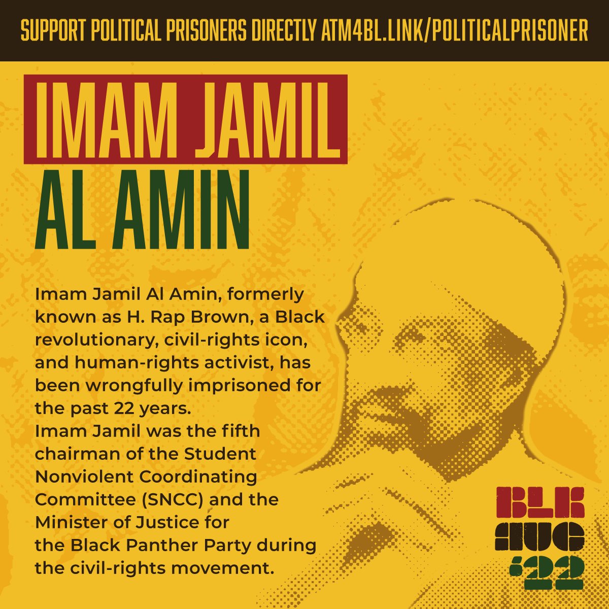 This #BlackAugust, <a href="/Mvmnt4BlkLives/">Movement 4 Black Lives</a> &amp; <a href="/MXGMNational/">Free The Land! By Any Means Necessary!</a> Are Calling for the Freedom of #ImamJamilAlAmin &amp; Other Political Prisoners! Here's How You Can Help:  link.medium.com/QdGKKJxGpsb