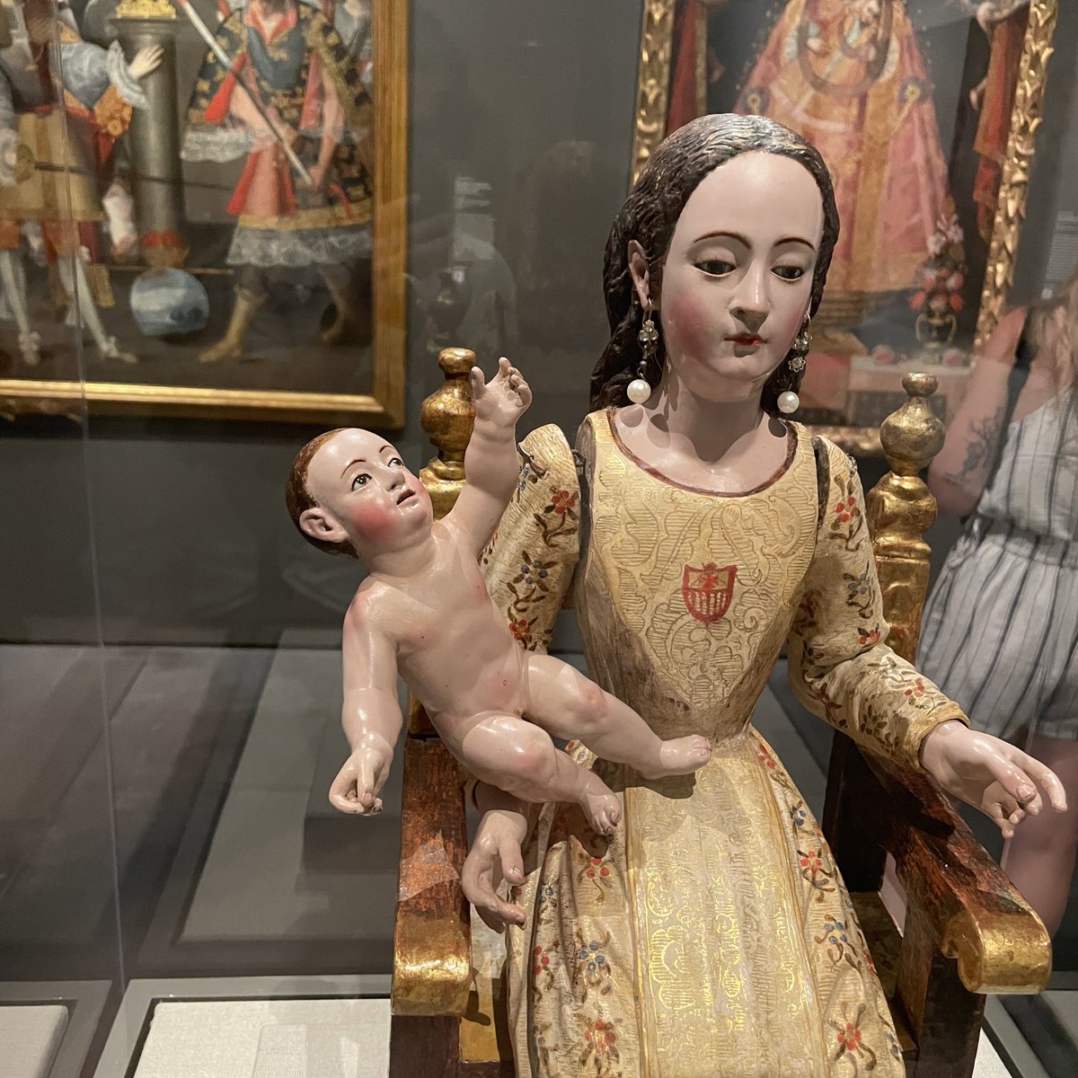 This baby Jesus sculpture at LA Museum of Art looks like Mark Zuckerberg