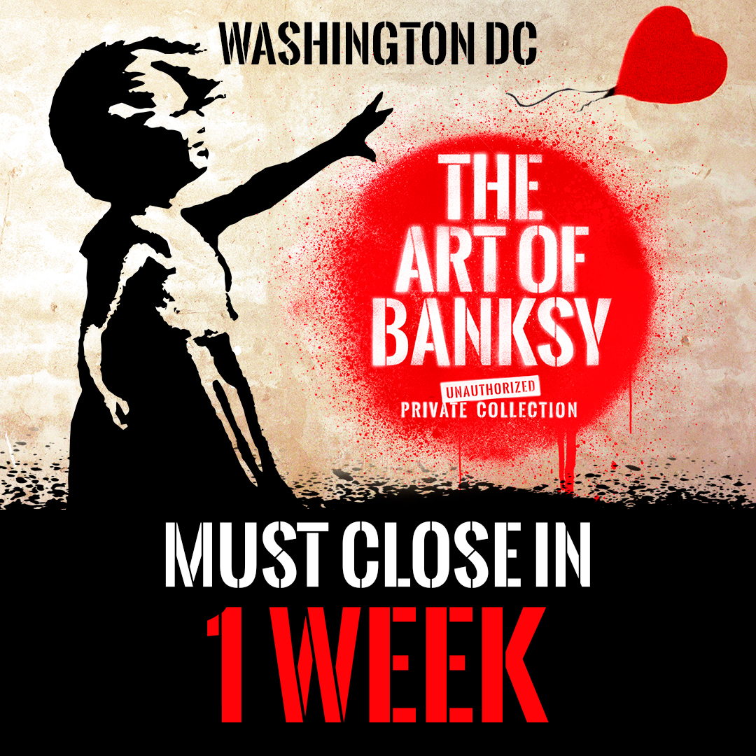 Banksy Exhibit tweet media