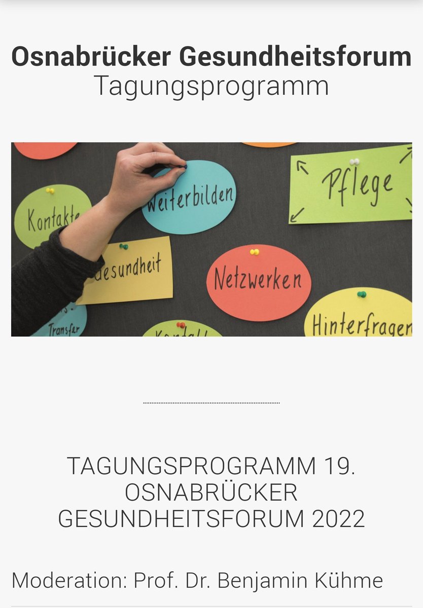 Coconbra's tweet photo. Am 21. Oktober 2022 findet das 19. Osnabrücker #Gesundheitsforum zum Thema "#Personalsicherung in der #Pflege - Herausforderungen &amp; Lösungen" in der #Hochschule #Osnabrück statt. 👨🏼‍🎓

https://t.co/DUfrXjjraF

#Pflege #nurse #nursing #proudtobeanurse #wissenschaft #Pflegeausbildung https://t.co/rRouhspujQ