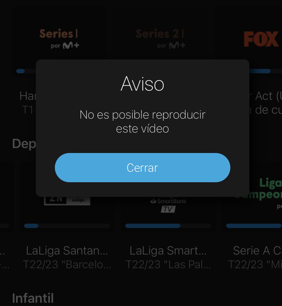 Ander_Ath's tweet photo. @movistar_es Seguro?? Intento ver el canal y no lo carga. En el resto de canales no sucede. Es lamentable… https://t.co/l48PRoJcDm