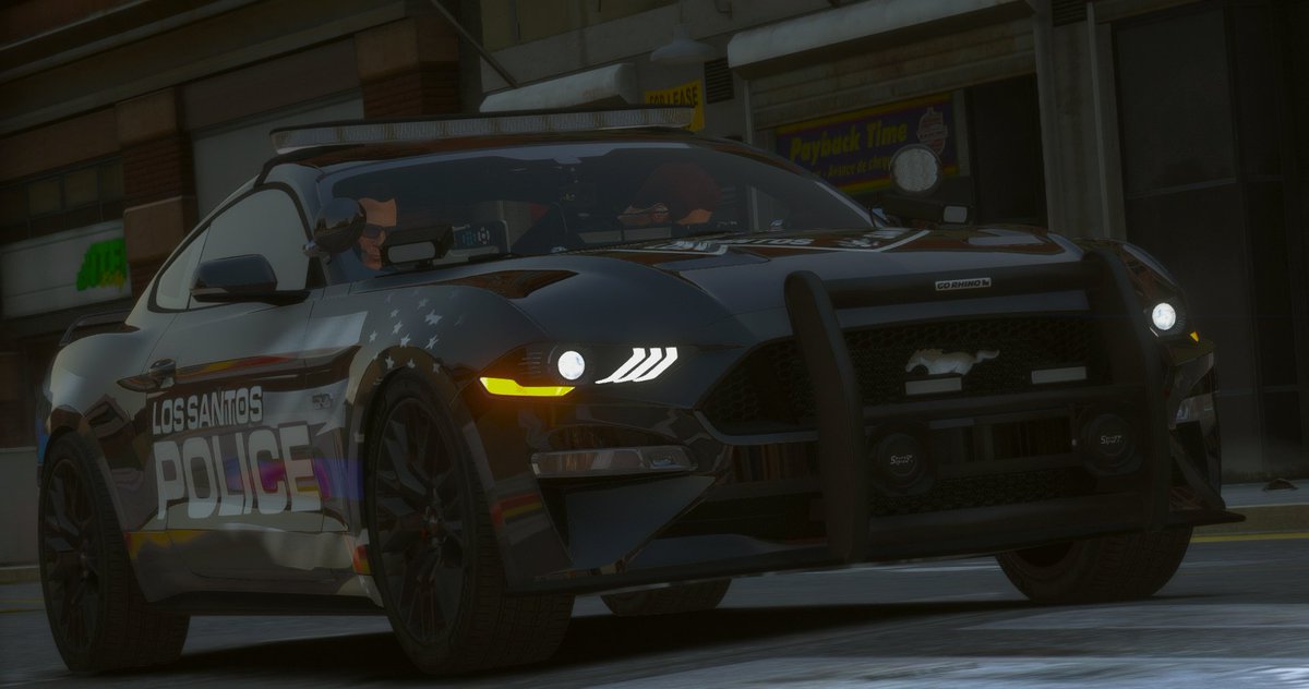 Now this is a beast of a Patrol car. I love seeing the LSPD Ford Mustang out on the streets of Los Santos every time I'm on patrol. <a href="/midwestrp/">MidwestRP® Official</a> #MidwestRP #MWRP #FIVEM #GTAVRP #GTAV #GTA #FORD #MUSTANG #LSPD 🔥