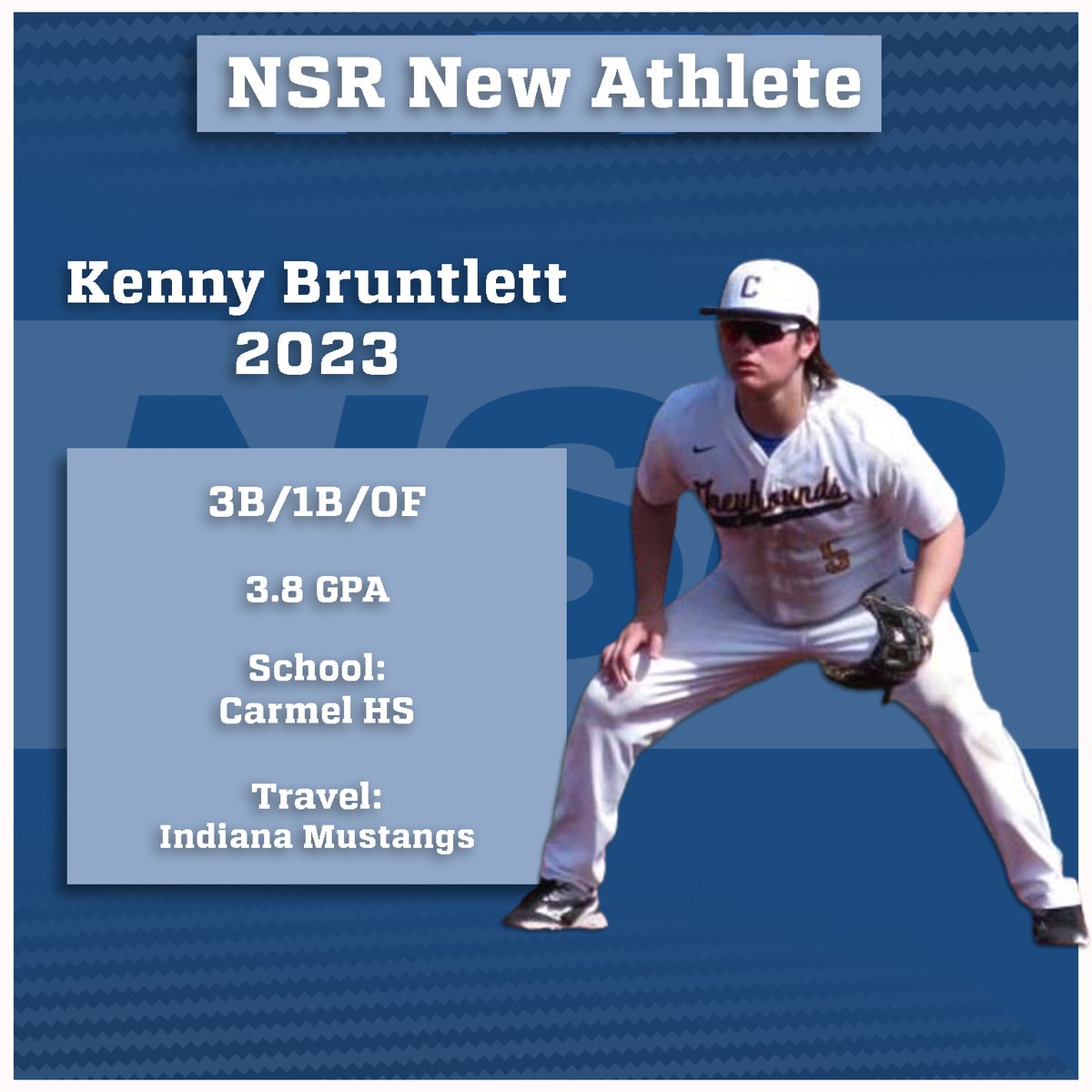 NSR Indiana Scouting (@indianansr) on Twitter photo 🚨⚾️Welcome to the NSR Family⚾️🚨
Kenny Bruntlett <a href="/kennybruntlett/">Kenny Bruntlett</a>
2023 <a href="/carmel_baseball/">Carmel Baseball</a> & <a href="/1MustangsNation/">Indiana Mustangs</a>
Corner IF/OF
93.9 EV
85 OV
6.95 60
High School Baseball Season
BA .364
OPS 1.227
<a href="/NSRNow/">NSR</a> <a href="/RoundTripperAca/">RoundTripper Academy</a>
Kenny’s NSR Profile:
evo.nsr-inc.com/prospect_detai… 🚨⚾️Welcome to the NSR Family⚾️🚨
Kenny Bruntlett <a href="/kennybruntlett/">Kenny Bruntlett</a>
2023 <a href="/carmel_baseball/">Carmel Baseball</a> & <a href="/1MustangsNation/">Indiana Mustangs</a>
Corner IF/OF
93.9 EV
85 OV
6.95 60
High School Baseball Season
BA .364
OPS 1.227
<a href="/NSRNow/">NSR</a> <a href="/RoundTripperAca/">RoundTripper Academy</a>
Kenny’s NSR Profile:
evo.nsr-inc.com/prospect_detai…