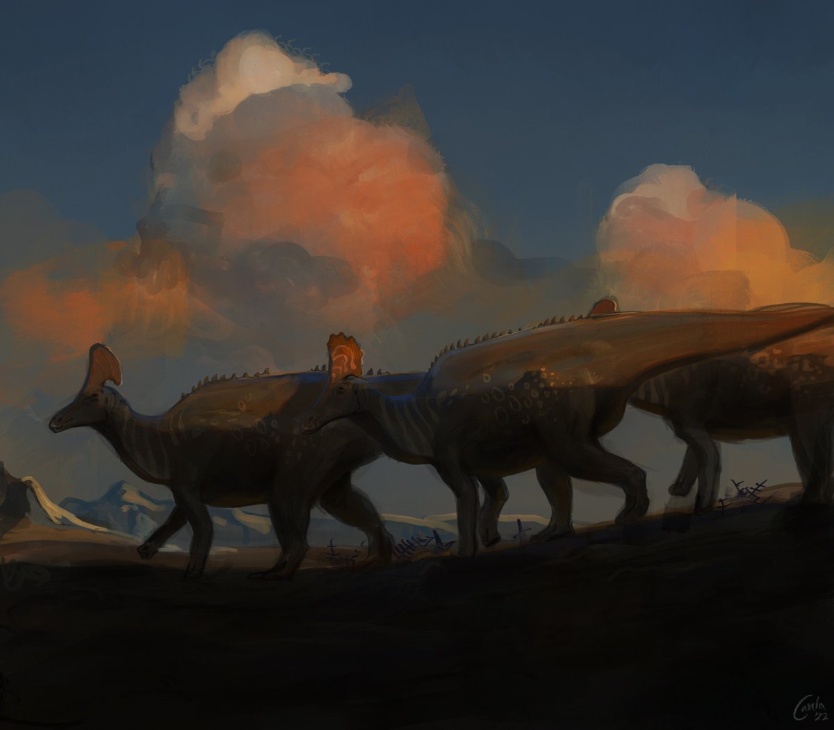 Olorotitan bunch