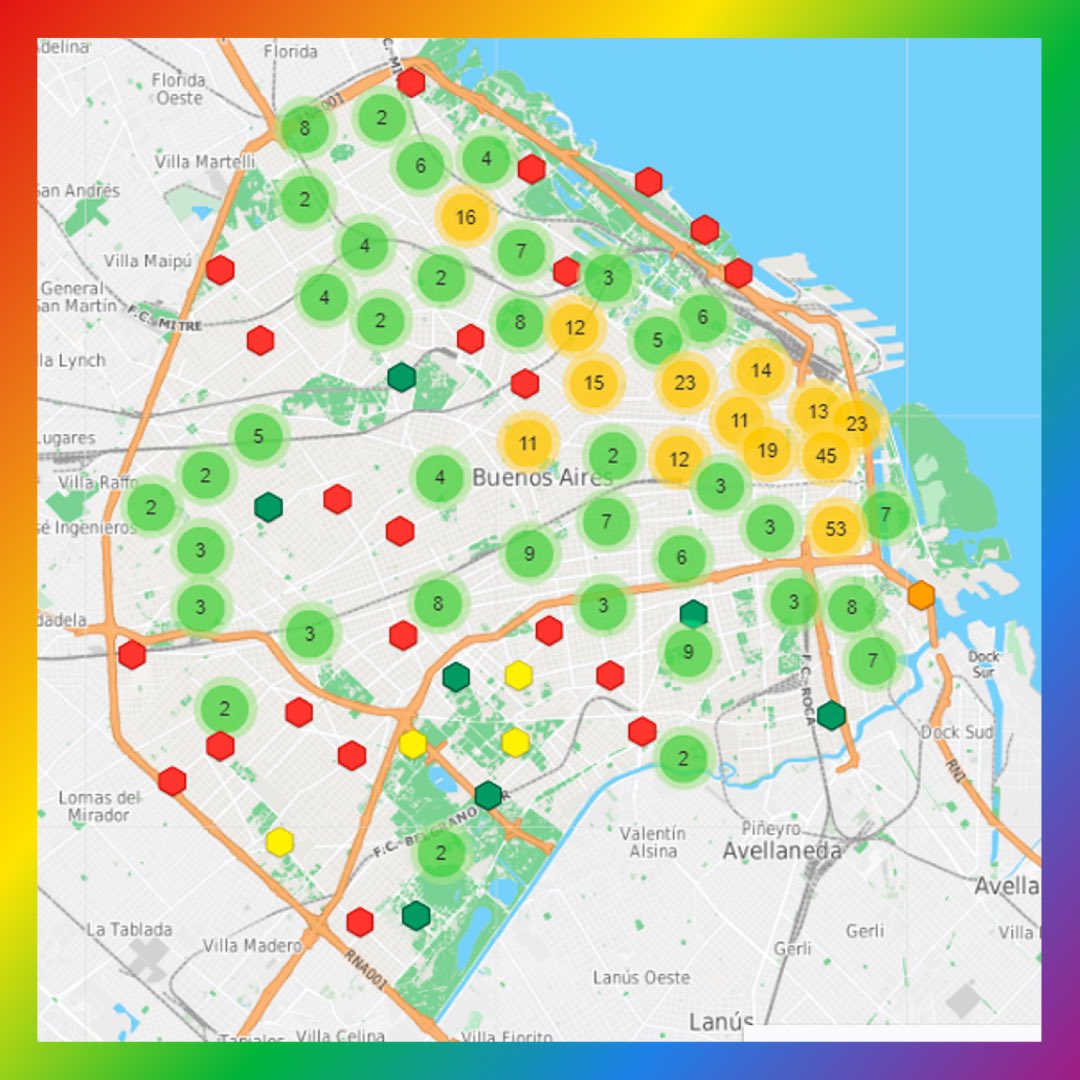 ¿Conocés el mapa de espacios comprometidos con la diversidad en la Ciudad? 🗺️