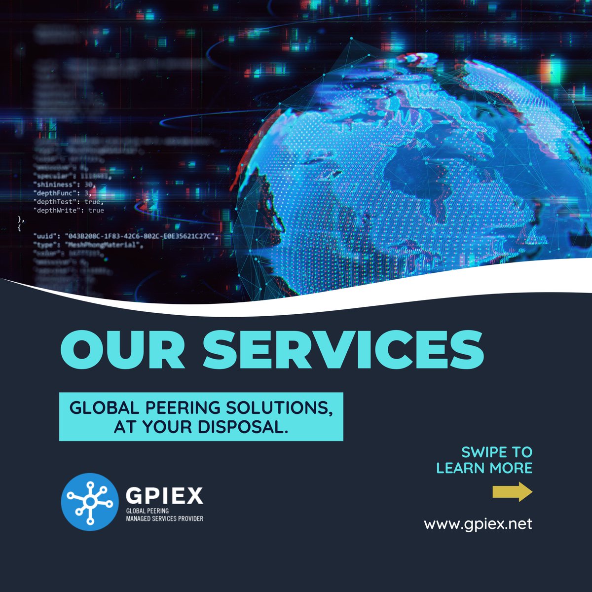 gpiexnet's tweet image. We are a specialized peering company. Our job is to improve your business’s connectivity through our extensive peering networks. Want to go faster? Call us. 

gpiex.net 

#globalpeeringprovider #managedcloudpeering #cdnoptimizedrouting #voipoptimizedrouting