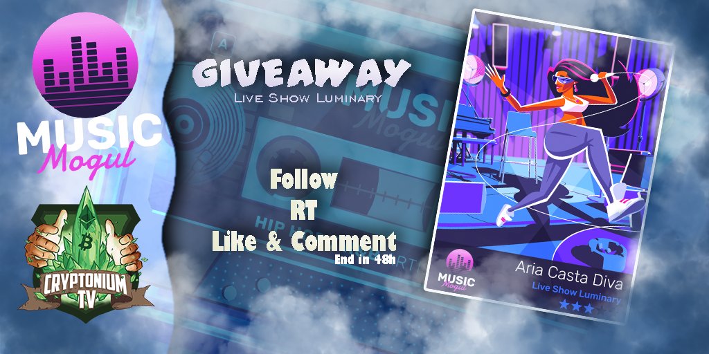 0xAyaJha's tweet photo. 🤩Hey Guys ! 🔥

🎁New #Giveaway on @musicmogul_io ! 👏Aria Casta Diva ! 👉On @WAX_io .

➡️Follow @CryptoniumTv &amp; @musicmogul_io 
➡️RT
➡️Like &amp; Comment your Wam

🧨end 48h

#musicmogulNFT #musicmoguladvancedunboxing #WaxFam #cryptocurrencies #music  #Giveaways #GiveawayAlert https://t.co/kVpPww7m0c