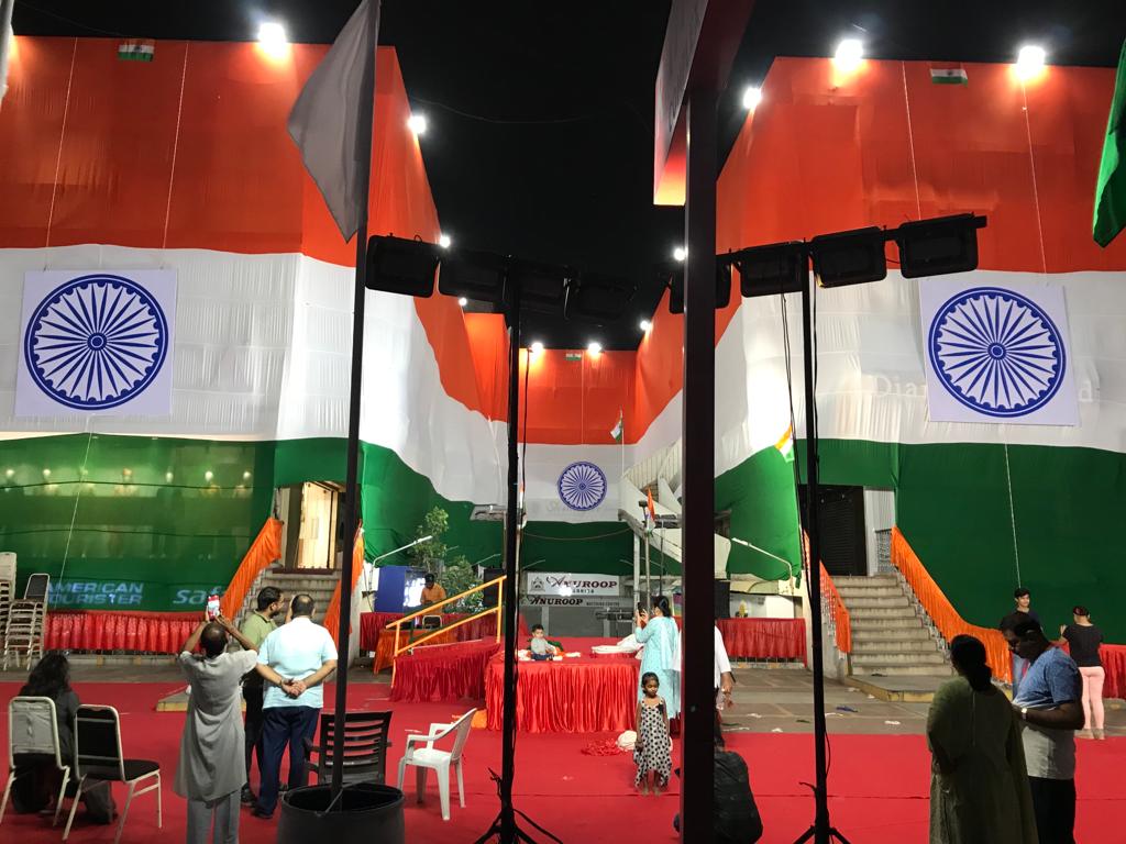 infoahdgog's tweet photo. #AzadiKaAmritMahotsav 
➡️ CG Road, #Ahmedabad 🇮🇳

#HarGharTiranga 
#AmritMahotsav https://t.co/04u517wWA1