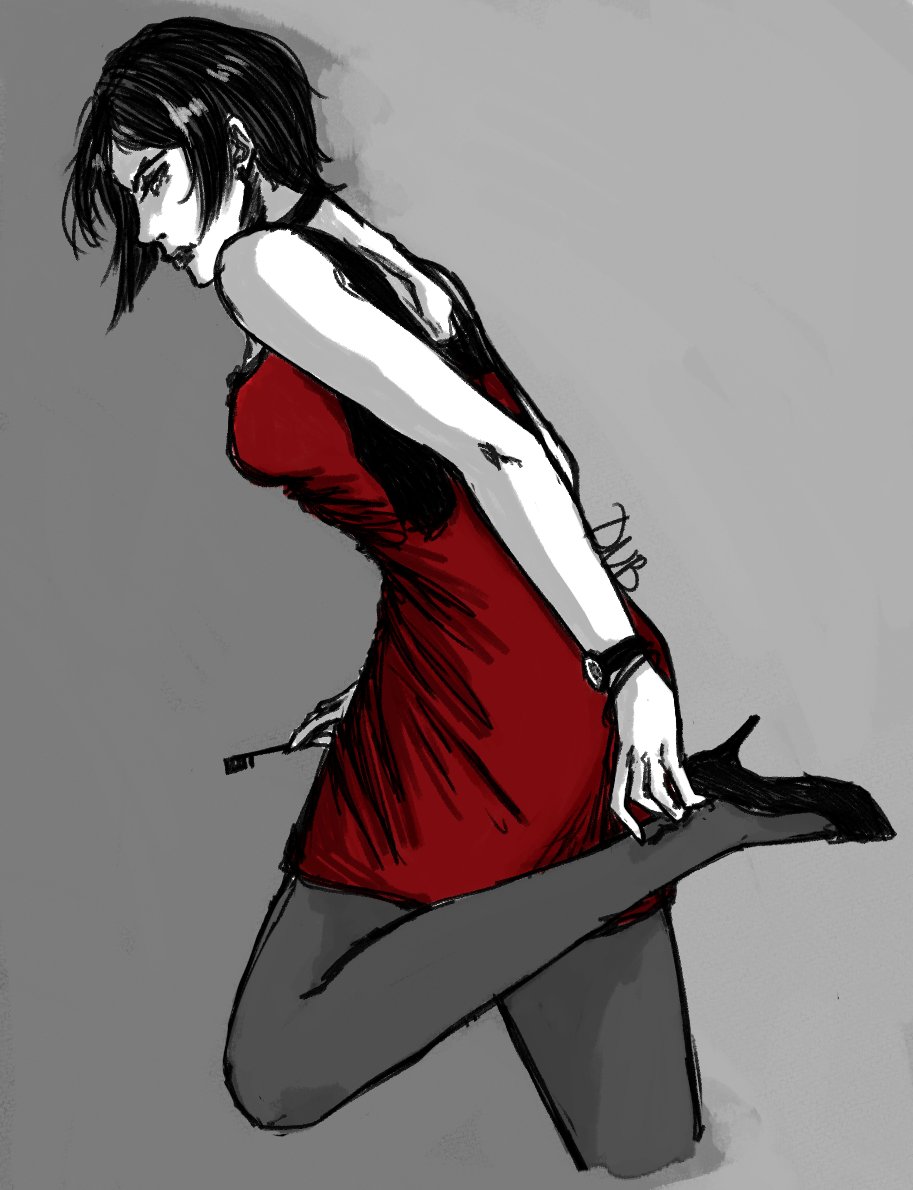 Low profile 

#DeadbyDaylight #dbdfanart #adawong #ResidentEvil