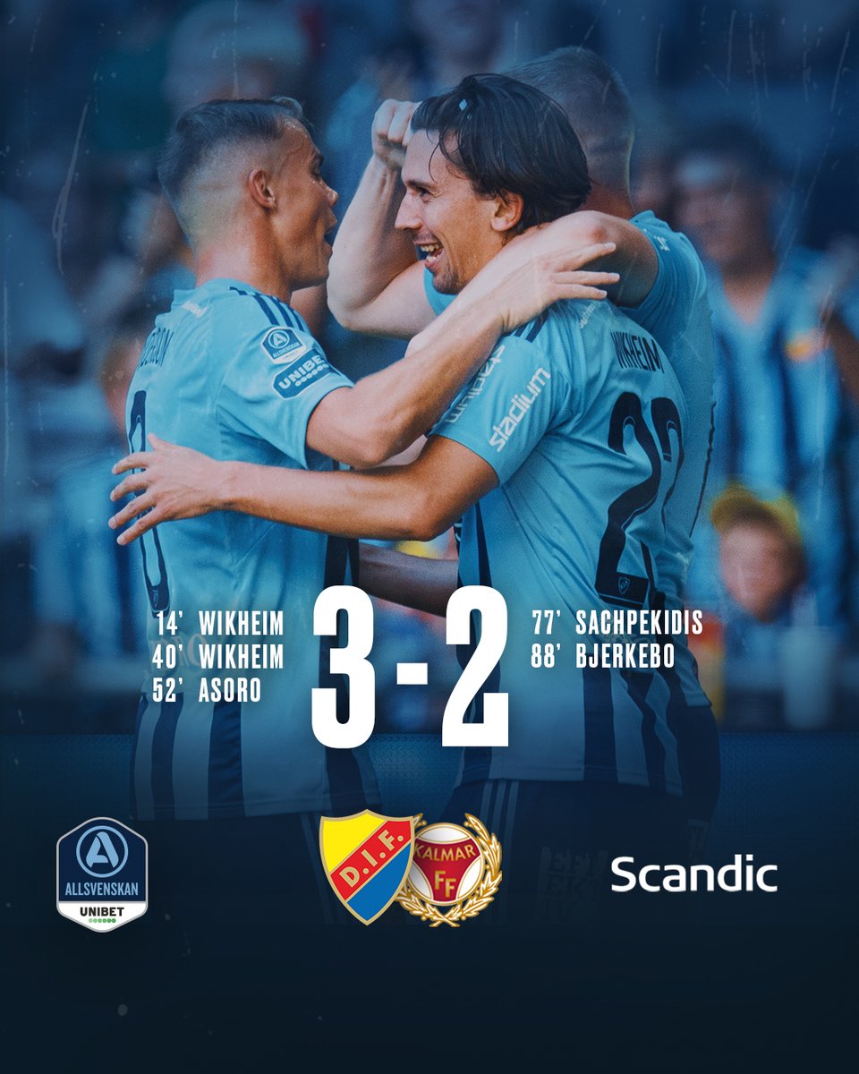 DIF_Fotboll's tweet photo. 3 poäng 💪

🎟️ Biljetter till Play-off på onsdag i Conference League på https://t.co/PUmOG0VUk7 https://t.co/viMTL9FHtk