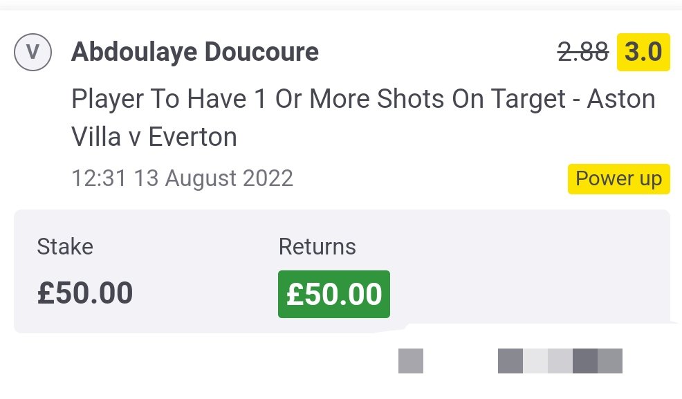BenchFodders's tweet photo. paddy power odds can be mediocre sometimes, but they do seem to be quite fair with their voiding of bets. 

doucoure got injured within 35m of yesterdays game - and didn't expect them to void it. so yeah cheers for that one @AskPaddyPower 👍 https://t.co/LUOMJshhm0