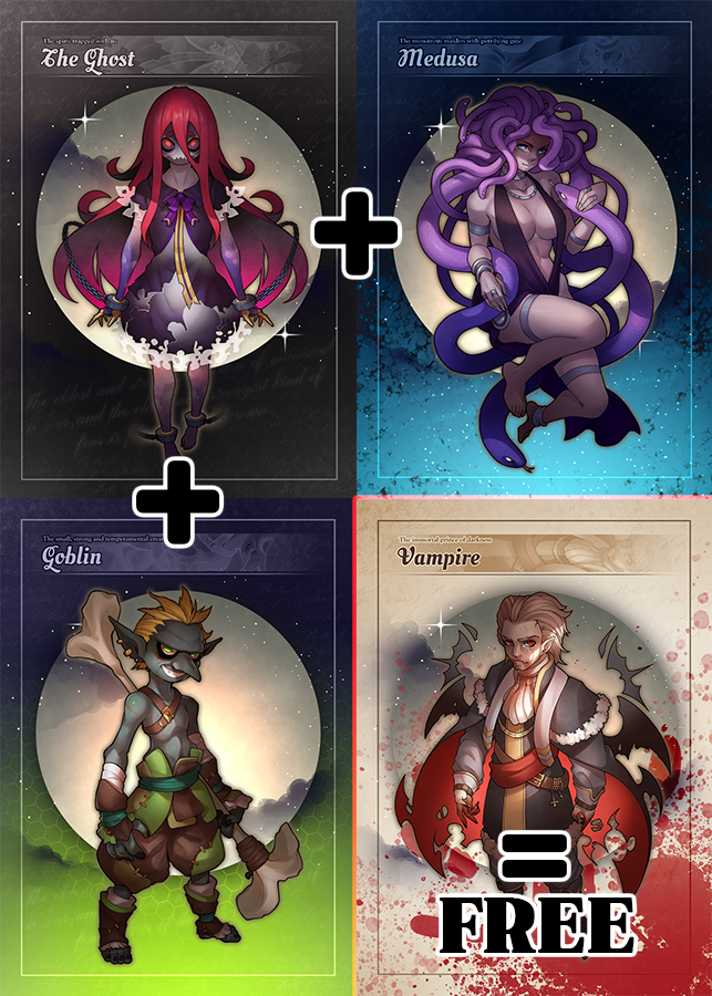BestiaryNFT's tweet photo. 🩸VAMPIRE, a Bestiary NFT character is dropping soon💫
🆓SHUFFLE if you own Ghost, Medusa &amp; Goblin
➡️https://t.co/RZDuKKUEMz

WIN a🆓Goblin here:
1⃣What is your🩸Blood type 🅾️🅱️🅰️🆎
2⃣Join Discord https://t.co/T3OnhubscP
3⃣❤️&amp;♻️

#algofam #algonft #nft #NFTGiveaway #algorand https://t.co/cTuJbDcAh7