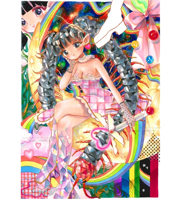 「夢見る少女で終わらせない」#illustration #copic #コピック 画像バグってたので再掲 