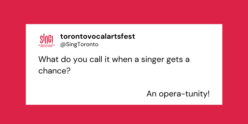 SingToronto's tweet photo. In celebration of National Tell a Joke Day, we bring you some aca-mazing, and some cringe-worthy #MusicHumour
#NationalTellAJokeDay https://t.co/HE0OoGm1C2