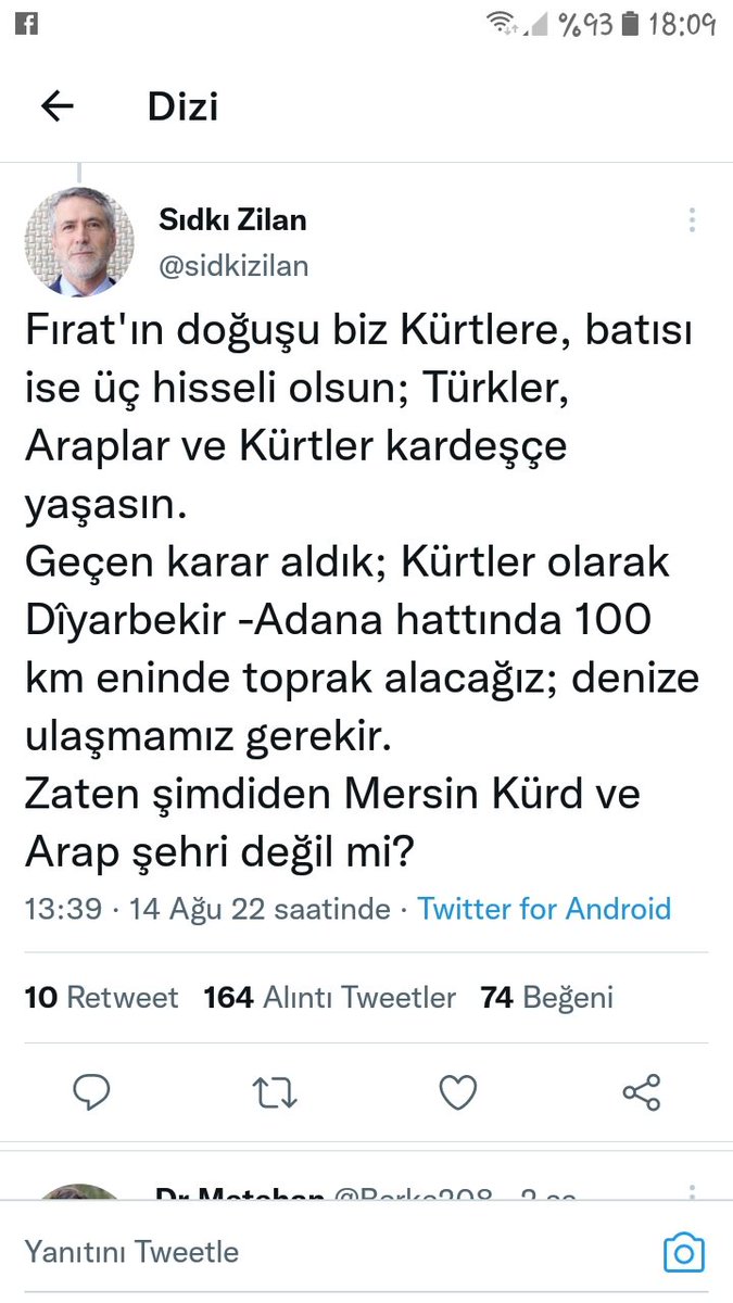 Seebihaa's tweet photo. @Ahmet34661696 @Ali13Guney @UmiTurann @umitozdag Sen ve senin gibiler laf ettirmemeye devam edin. Her yer Türkçe olmayan levhalarla dolsun. Bu gidişle Türkçe konuşulacak memleket kalmayacak. Bu Arap seviciliğiniz keşke islama yarasa. Ama bak kimlerin ekmeğine yağ sürüyorsunuz! https://t.co/CEl1FyTlW4